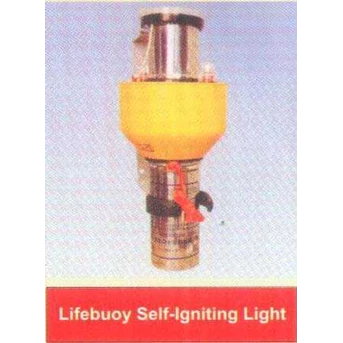 Lifebuoy self igniting light