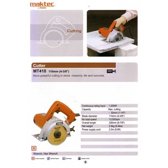 Maktec MT-410 Cutter