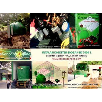 Instalasi Biogas BD 7000L - Biogas Installation BD 7000L