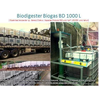 instalasi biogas bd 1000l - biogas portable digester installation bd 1000 l-2