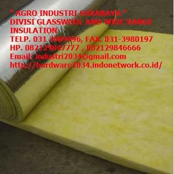 glasswool, rockwool, insulation, aluminium foil, roofmesh dll, di surabaya-3