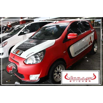 Full Body Wrapping and Cut by Bulls Sticker Mitsubishi