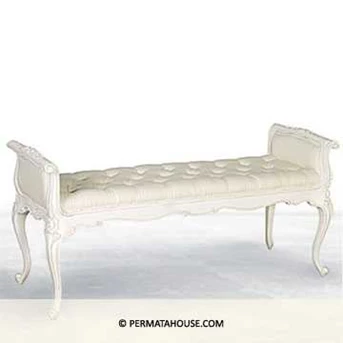 Antique Stool 28 with Cushion