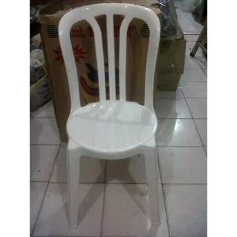 kursi plastik warna putih