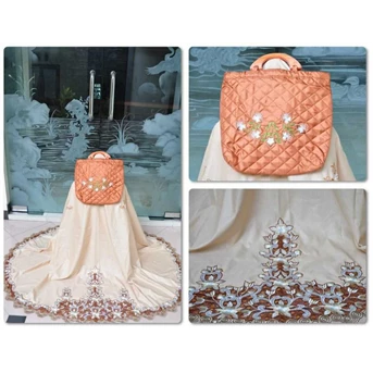 Mukena Ashanty Punggung Cream