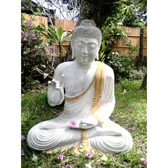 Resin Budha white