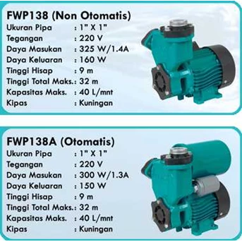 POMPA AIR SUMUR DANGKAL FIRMAN FWP138A