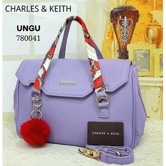 CHARLES & KEITH LAVENDER 780041# SEMI PREMIUM