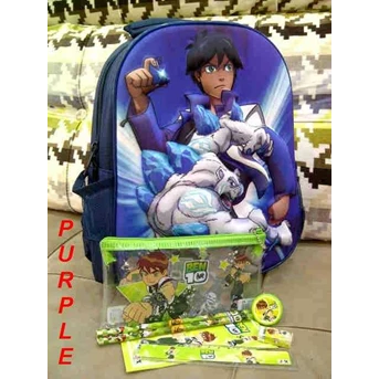 RANSEL 3D BEN 10 SET STATIONARY