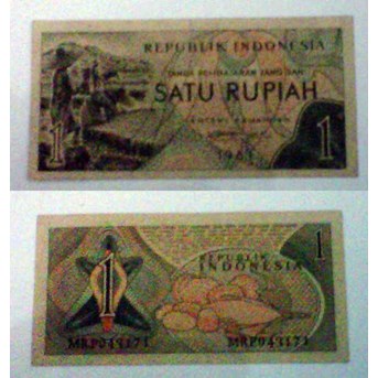Lelang Uang Kuno 1 Rupiah Tahun 1961