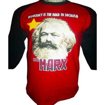 Kaos Tokoh KARL MARX: Democracy is the road to socialism