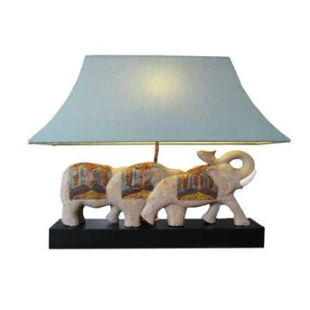 triple elephant lamp