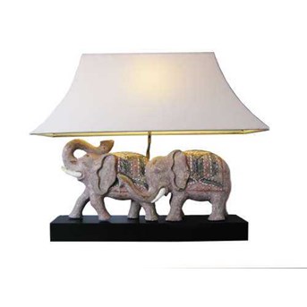 double elephant lamp