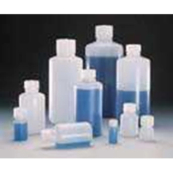 Nalgene™ Lab Quality Narrow-Mouth Bottles; HDPE, PP screw closure Cat. 2002-9050