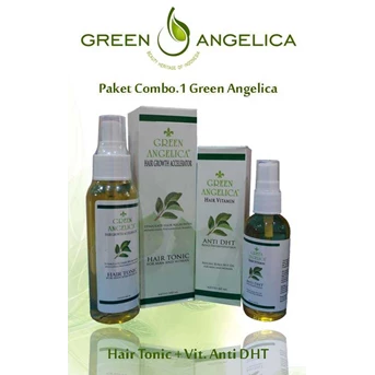 Green Angelica Paket Penipisan Kerontokan Rambut Parah