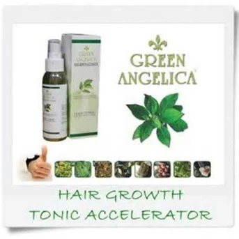 Green Angelica Hair Growth Accelerator Tonic Penumbuh Rambut Rontok