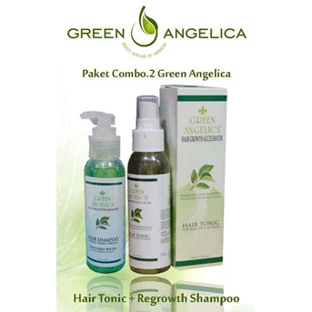 Green Angelica Paket Penipisan Kerontokan Rambut Ringan