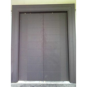 pintu kayu motif/ minimalis