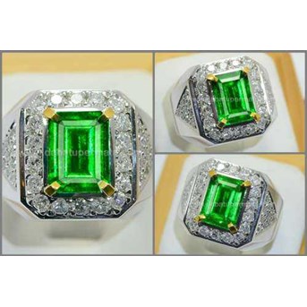 Elegant Bluish Green ZAMRUD Colombia Minor Oil. TOP - EM 072