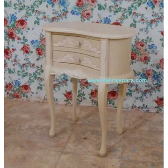 Jepara furniture mebel Small Bedside 2 drawers Vintage style by CV.Dwira jepara.