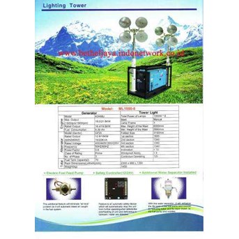 McWEL Light Tower Type ; ML1000-8 generator set