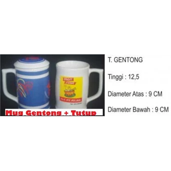 MUG KERAMIK TIPE GENTONG -016 oz