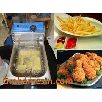 Mesin Penggoreng Ayam Otomatis | Alat Penggoreng Ayam Deep Fryer