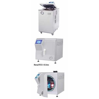 Astell Scientific 33 – 63 litre Front Loading and Top Loading Autoclaves