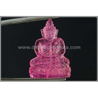 Batu RUBY Carving Buddha Antik dan Langka - CR 008