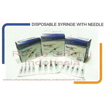 syringe with needle/ disposable syringe/ jarum suntik/ suntik sekali pakai/ jarum sekali pakai/ needle
