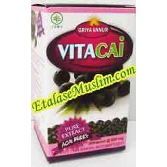 VITACAI ( Pure Ekstrak Acai Berry) 50 kapsul Griya An Nur
