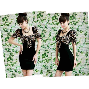 Dress leopard_ spandex