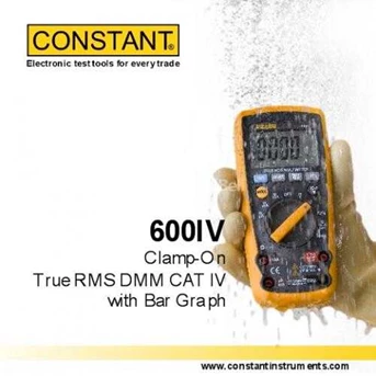 Constant Multimeter 600 IV True RMS DMM CAT IV with Bar Graph