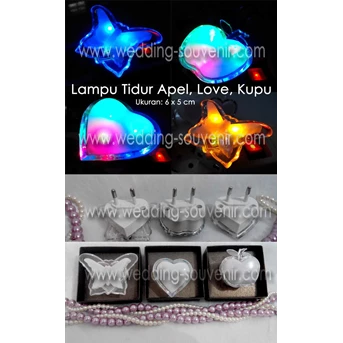Lampu Tidur Apel, Love, Kupu