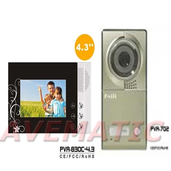 Video Door Phone 4, 3 Color High Resolusi PVA 830