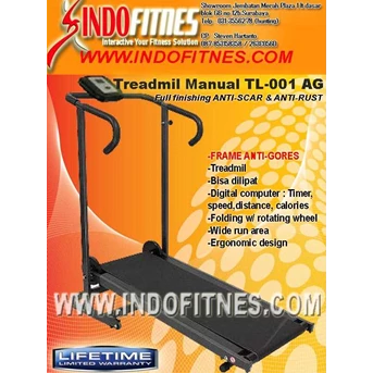 Treadmill TL-001AG ( 1fungsi) ( ANTI-GORES)