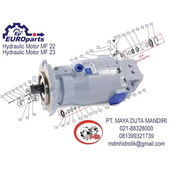 Motor Hidrolik, Hydraulic Motor, Axial piston motor truk mixer / truk molen seri MF 22 dan MF 23 dan spare parts