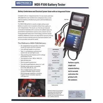 Midtronics MDX-P300 Battery & Electrical System Analyzer