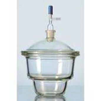 DURAN* DESICCATOR, with flat flange, with porcelaine plate, 18.5 L