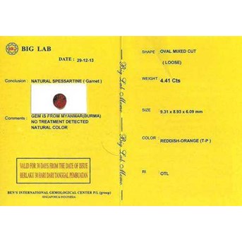 Sparkling Hot GARNET Crystal Mulus - BRG 012
