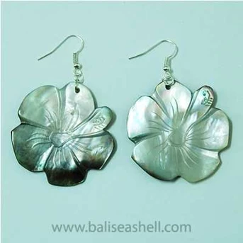 Seashell Earring Crafts Art Gifts / Anting Bunga Kerang