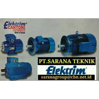 ELEKTRIM CANTONI MOTORS ELECTRIC MOTOR TYPE SG PT SARANA TEKNIK