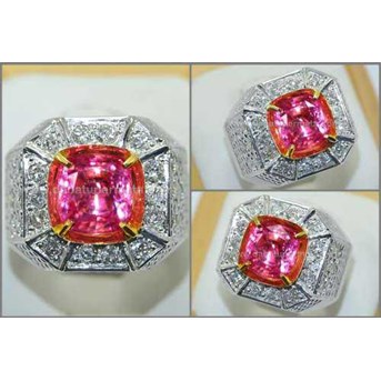 Sparkling Antik & Langka Hot PADPHARASCHA SAFIR Sri Lanka - PP 082