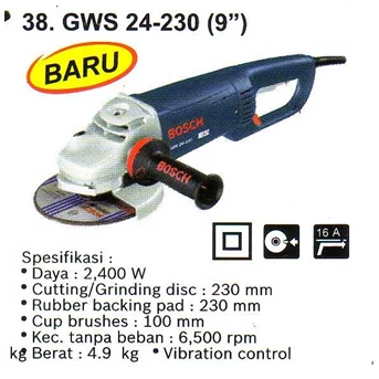 Gurinda tangan GWS 24-230 ( 9 ) Bosch Power Tools