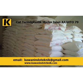 Cat Thermoplastik AASTHO-79, Cat Marka Jalan, email: kawanindoteknik@gmail.com