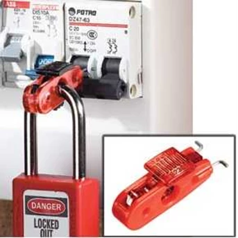 Miniature Circuit Breaker Lockout Red Tab Wide Toggles S2391