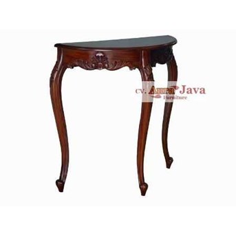 french furniture classic colonial mahogany natural CS3L-M meja konsul aura java furniture CS3L-M