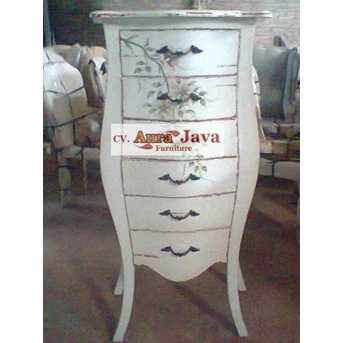 classic white Duco 7drawer Painted furniture french style BD-10 aura java furniture