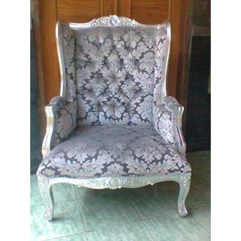 grand father louis Junior silver leaf sofa FAR-701AJF ( SILVER LEAF) french aura java furniture INDONESIA