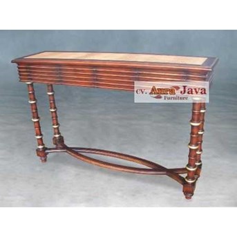 mahogany colonial indonesia DAF13-M meja konsul aura java Furniture Indonesia